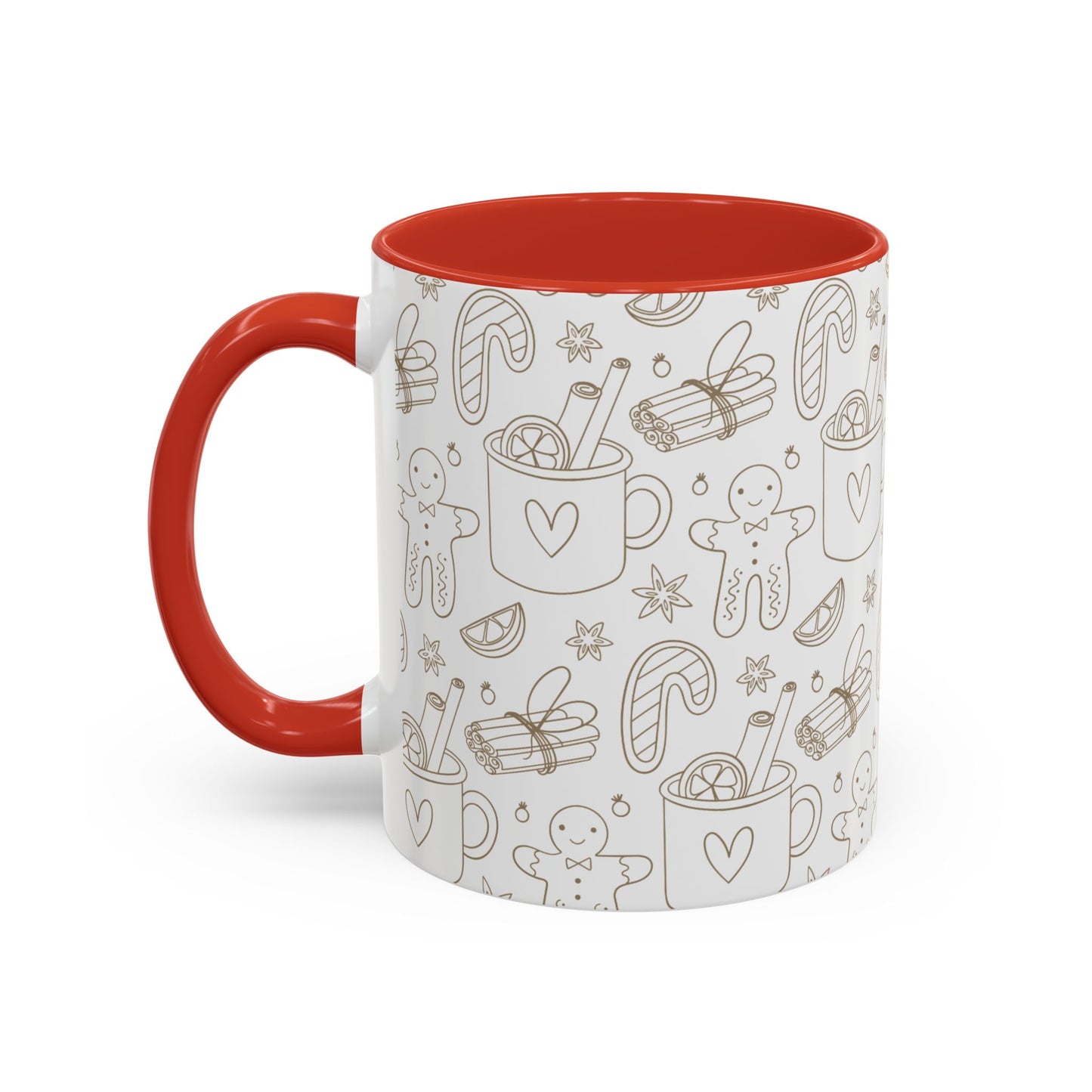 Christmas Accent Coffee Mug (11, 15oz)