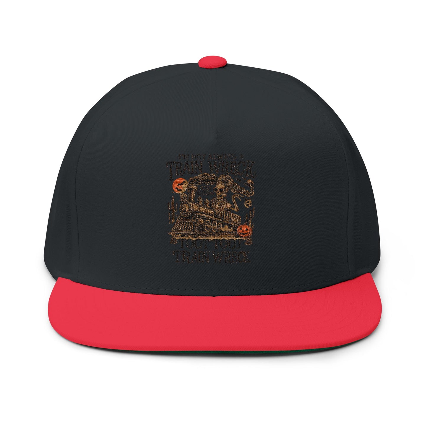 Embroidered Train Wreck Flat Bill Cap, Fun Hat for Casual Outings, Great for Outdoor Events, Unique Gift for Cap Lovers, Perfect for [...]