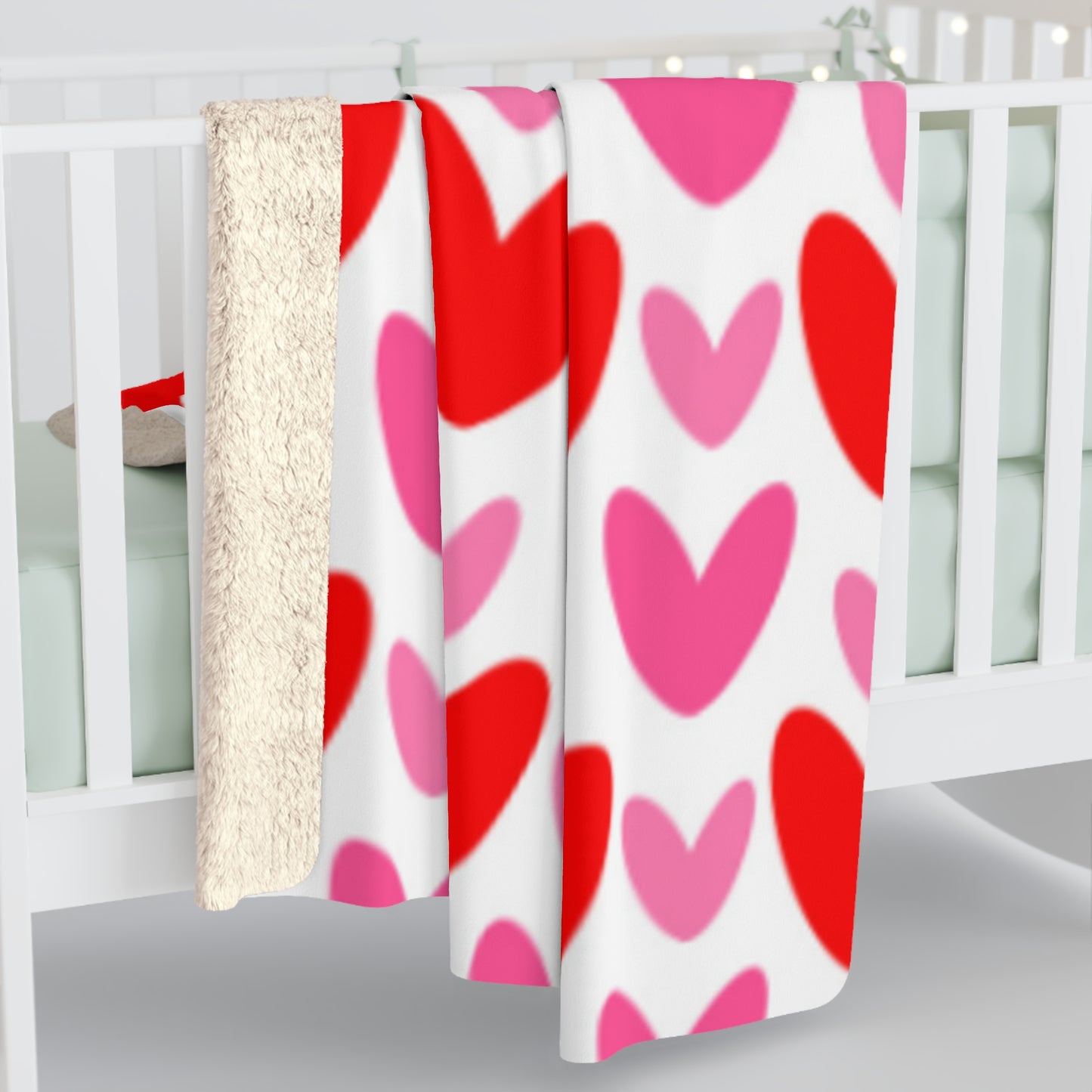 Valentines Sherpa Fleece Blanket