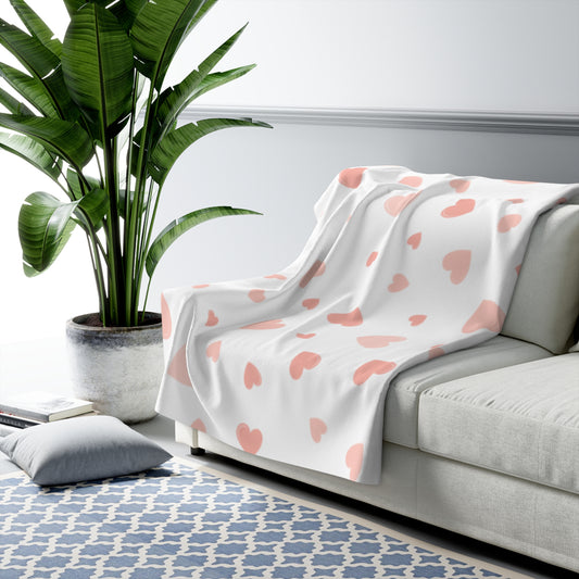 Valentines Sherpa Fleece Blanket