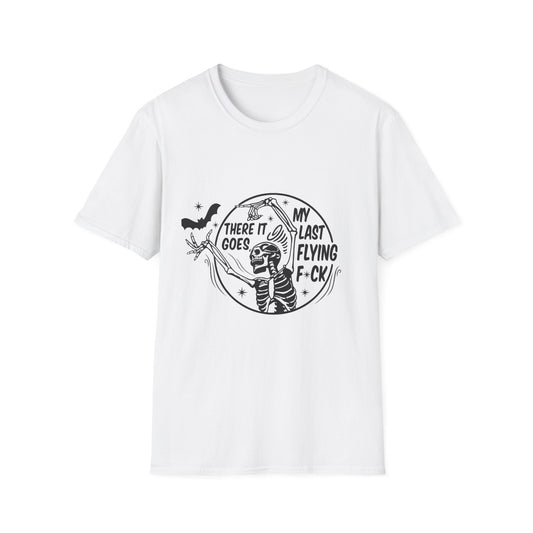 Funny Graphic Tee, There It Goes My Last Flying F*ck Shirt, Casual Wear, Gift for Friends, Relaxed Style, Humor Apparel