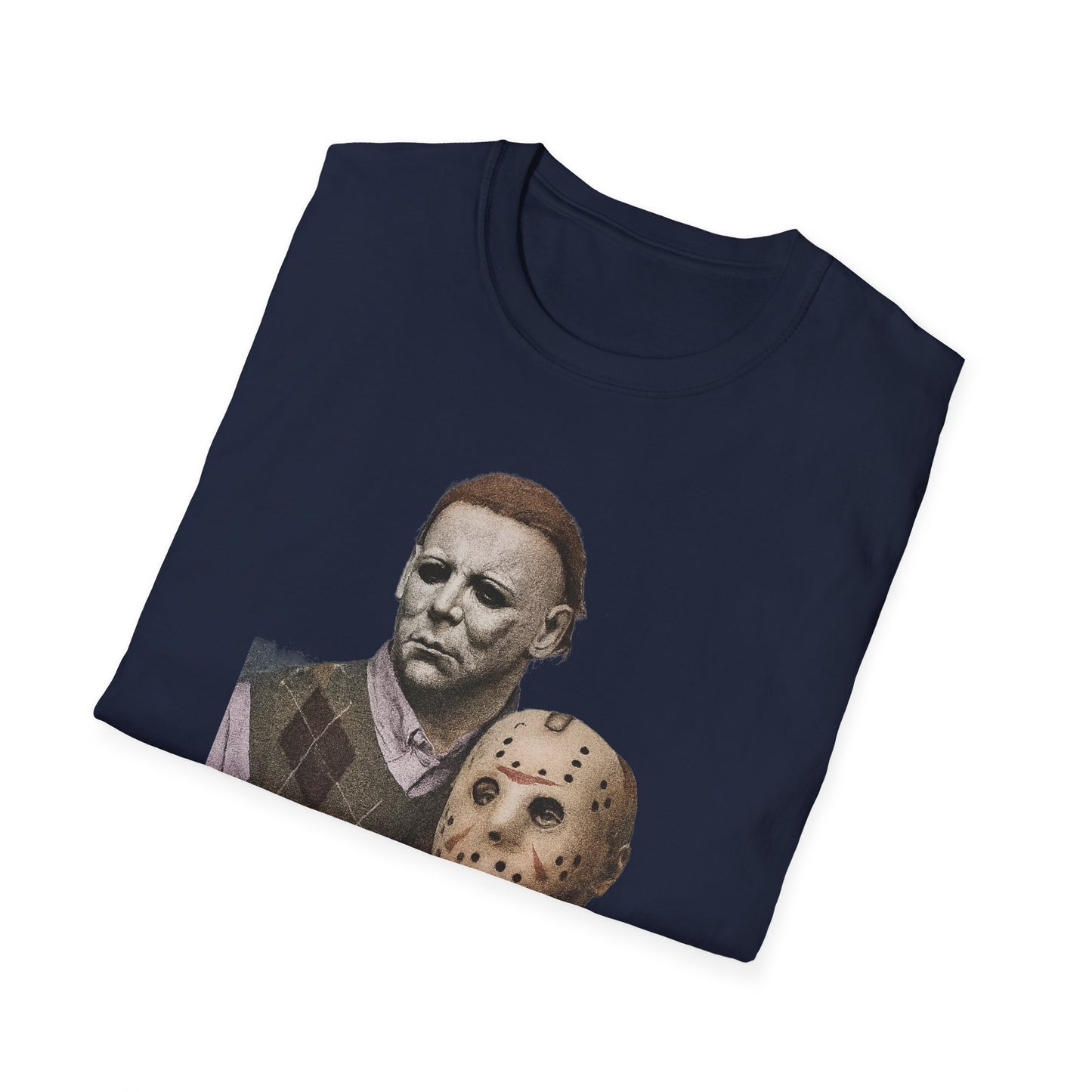 Horror Movie Character T-Shirt | Unisex Softstyle Tee, Scary Graphic Tee, Perfect for Halloween, Horror Fans, Movie Lovers