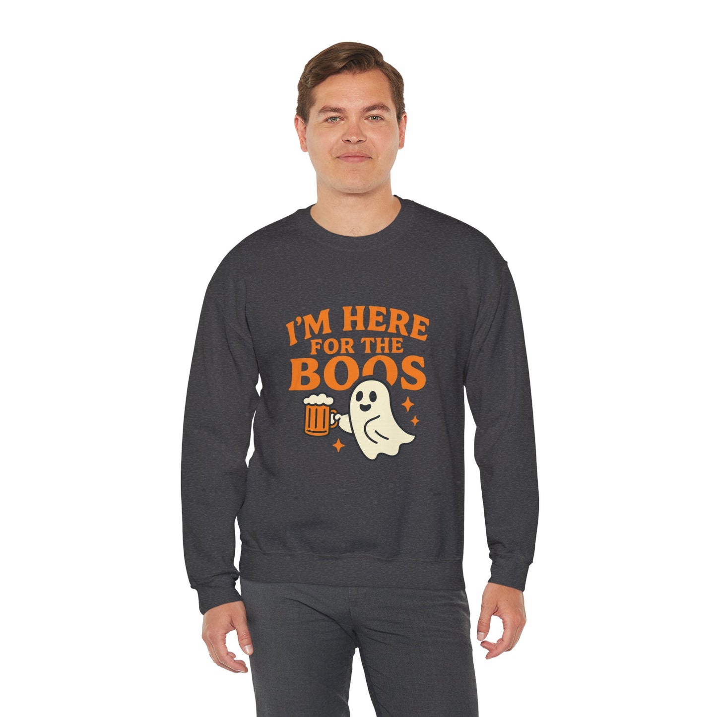 Halloween Spirit Crewneck Sweatshirt - Cozy Ghost Design for Fall Fun, Unisex Sweatshirt, Spooktacular Gift, Halloween Party Wear, [...]
