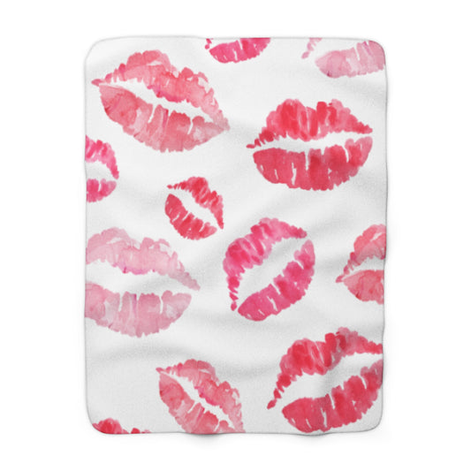 Valentines Sherpa Fleece Blanket