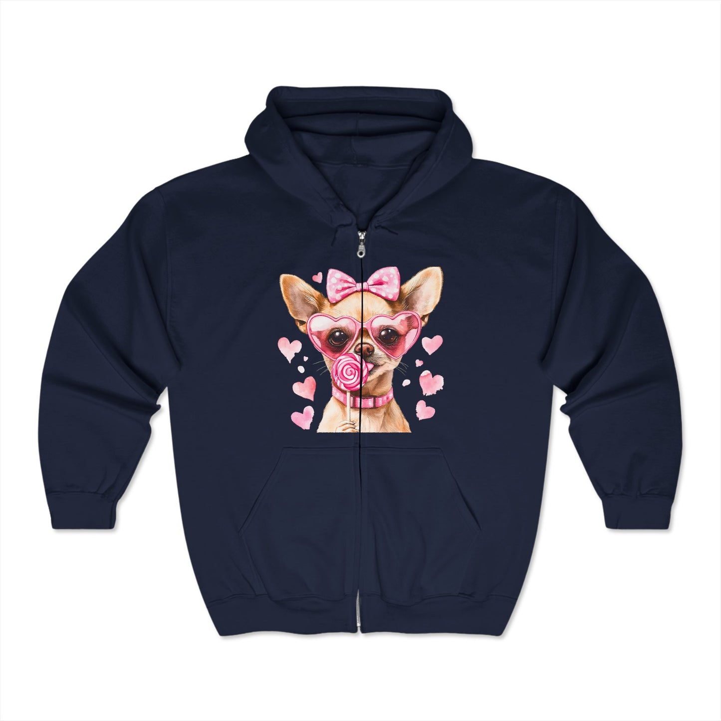 Valentines Unisex Heavy Blend™ Full Zip Hooded Sweatshirt