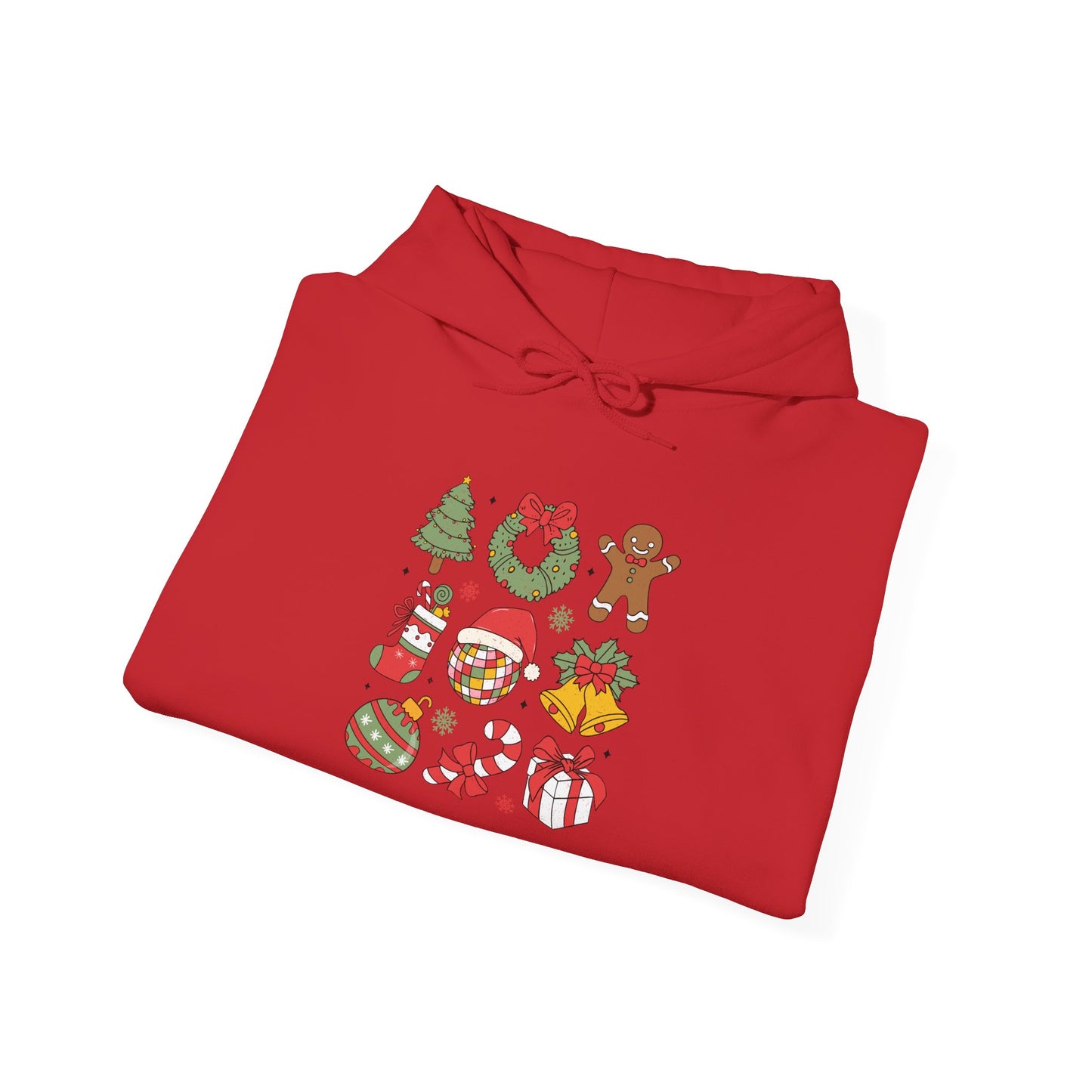 Festive Holiday Hoodie, Cozy Sweatshirt for Christmas, Unisex Holiday Apparel, Winter Gift Idea, Cute Sweatshirt with Holiday Designs
