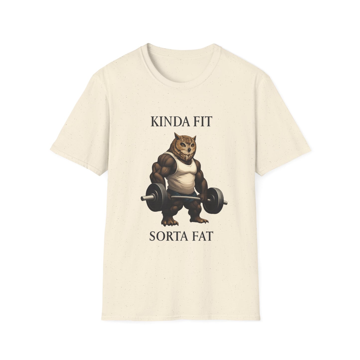 Kinda Fit Sorta Fat Cat Weightlifting T-Shirt