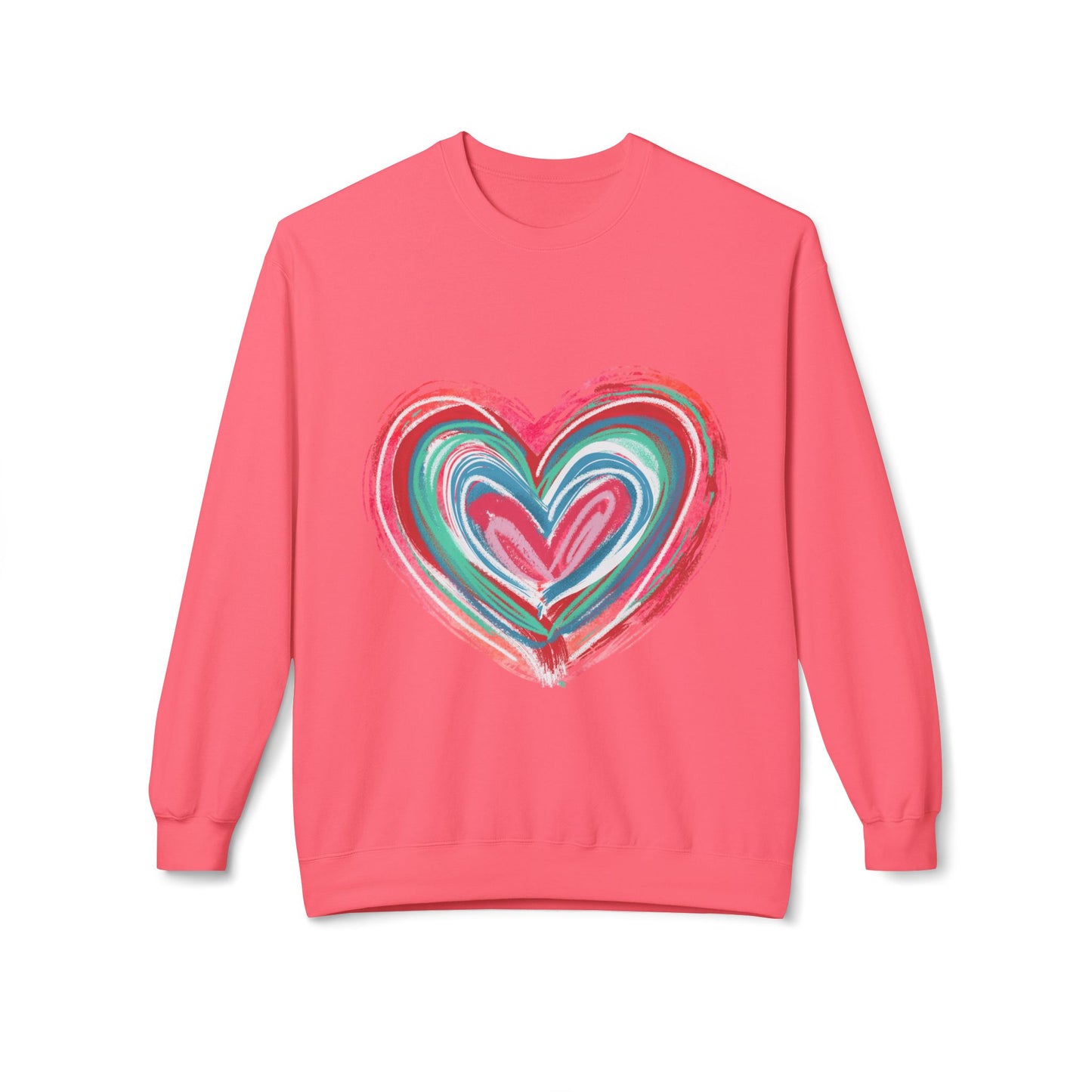 Valentines Unisex Midweight Softstyle Fleece Crewneck Sweatshirt