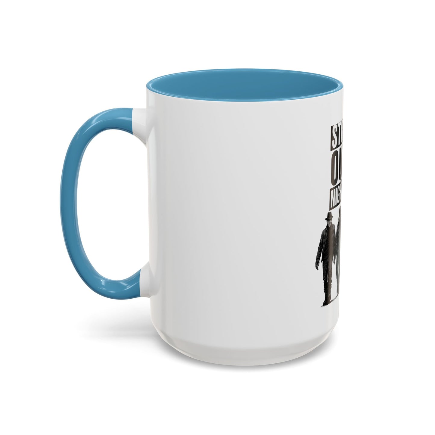 Straight Outta Nightmares Accent Coffee Mug | Spooky Mug, Horror Coffee Cup, Unique Gift for Halloween, Funware, Collectible Tea Mug