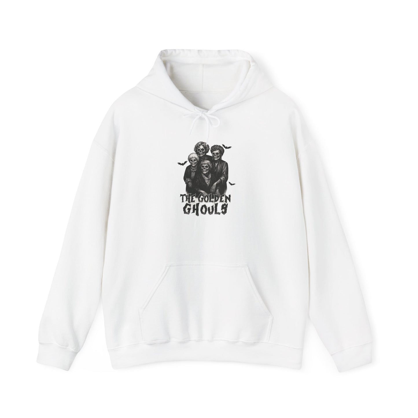 Golden Ghouls Hoodie | Spooktacular Hoodie for Halloween, Cozy Unisex Pullover, Perfect Gift for Ghost Lovers, Fall Apparel
