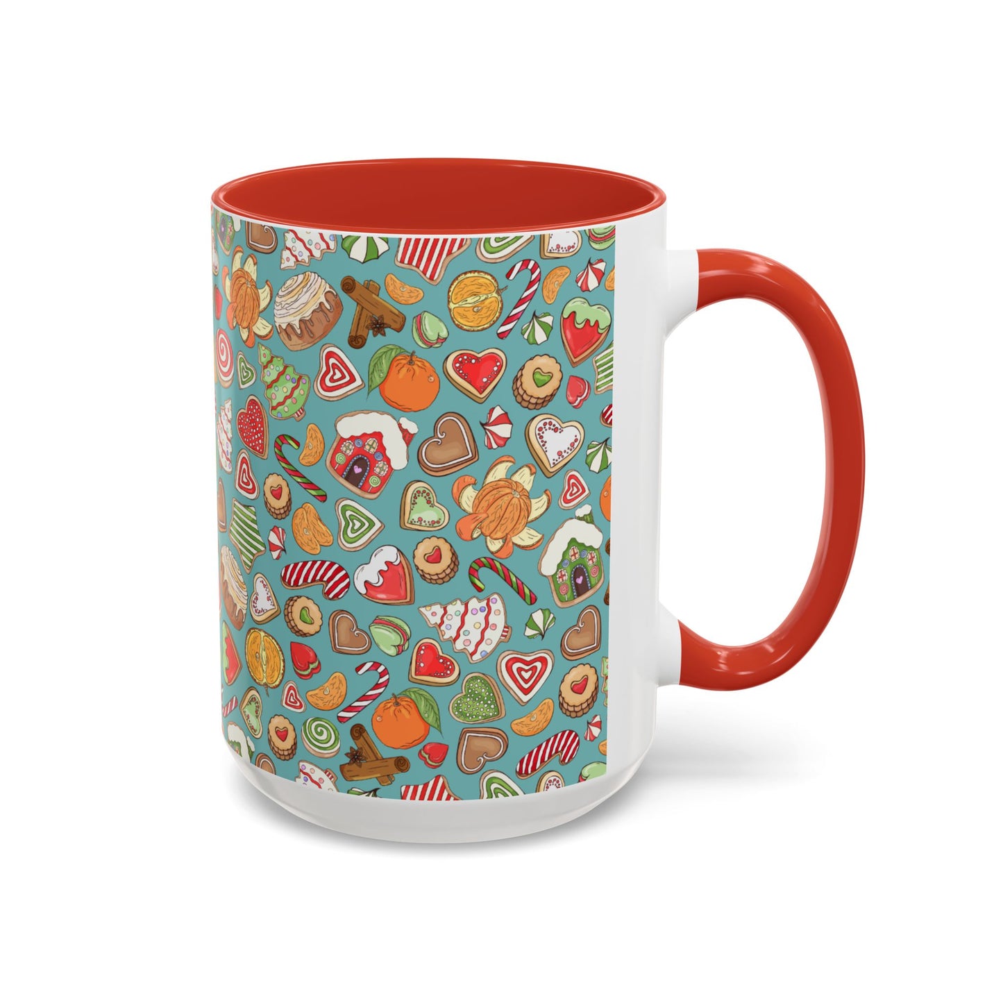 Christmas Accent Coffee Mug (11, 15oz)