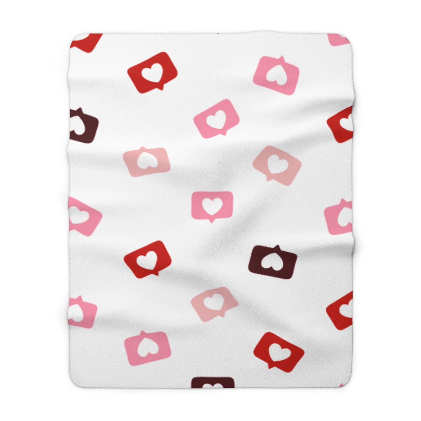 Valentines Sherpa Fleece Blanket