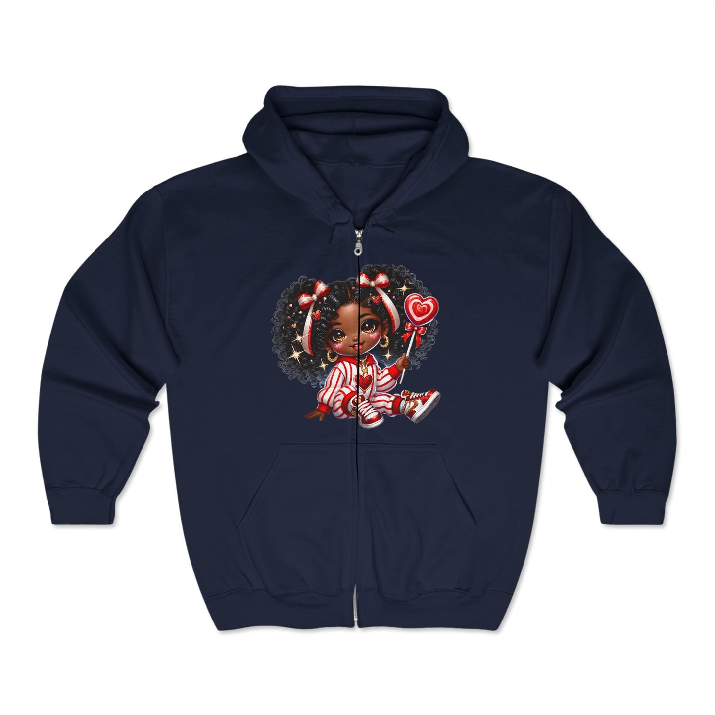Valentines Unisex Heavy Blend™ Full Zip Hooded Sweatshirt