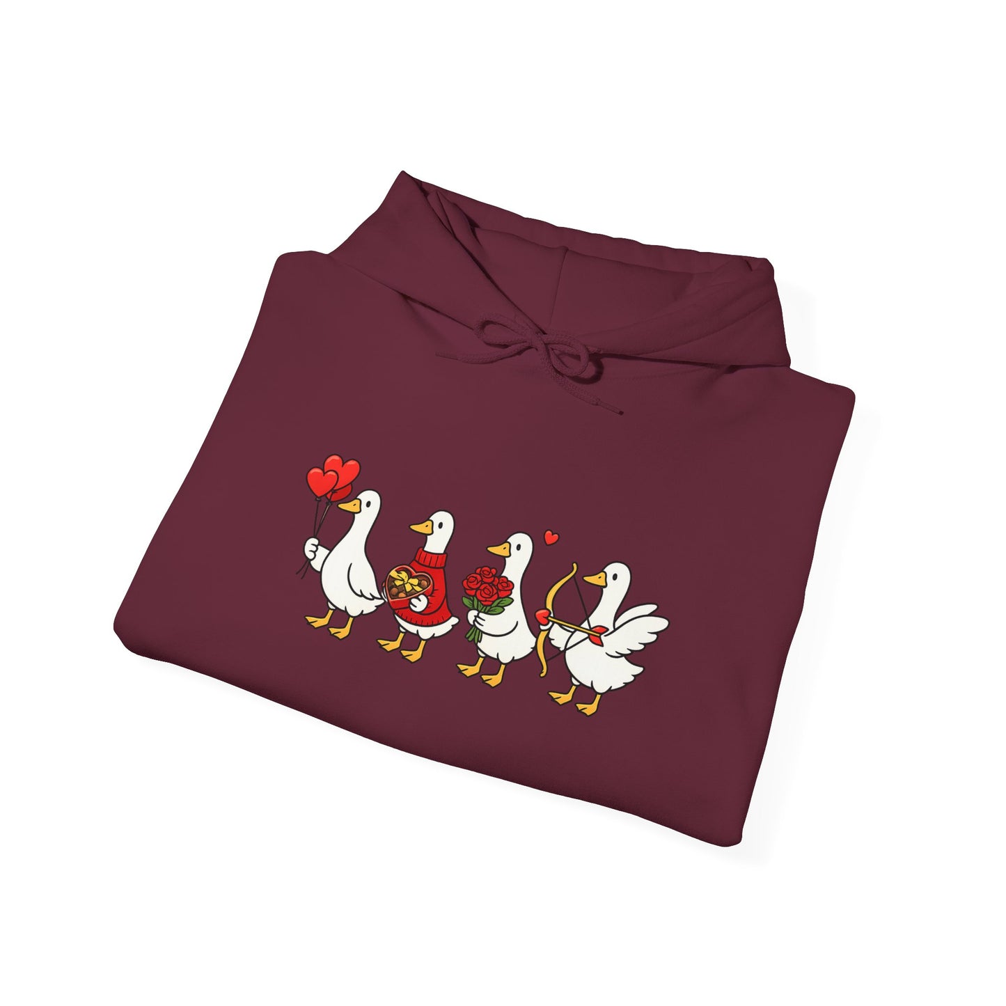 Cute Duck Family Hoodie — Whimsical Springtime Birds Pullover