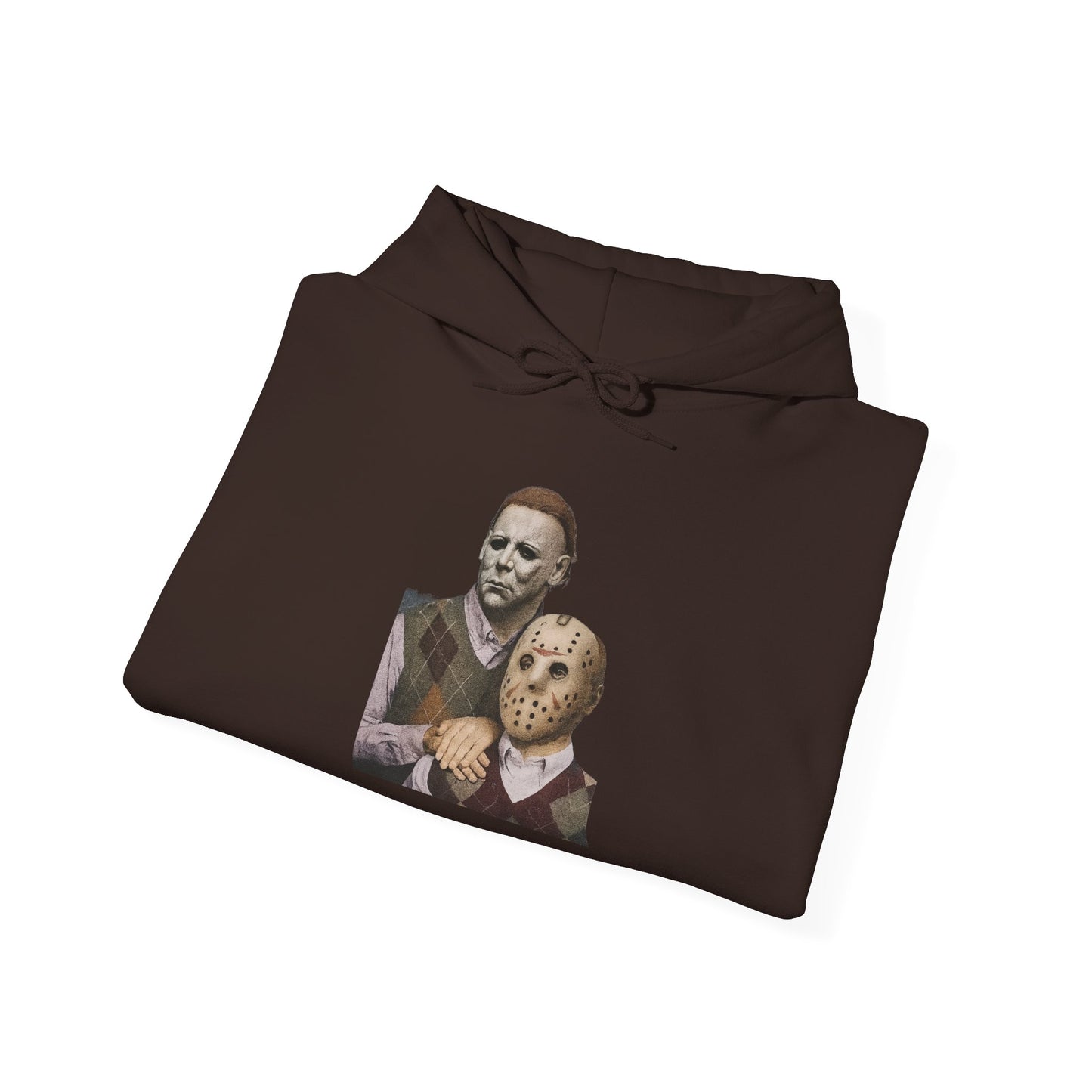 Horror Movie Duo Hoodie | Unisex Hoodie, Cozy Gift for Horror Fans, Halloween Outfit, Movie Night Apparel, Retro Aesthetic