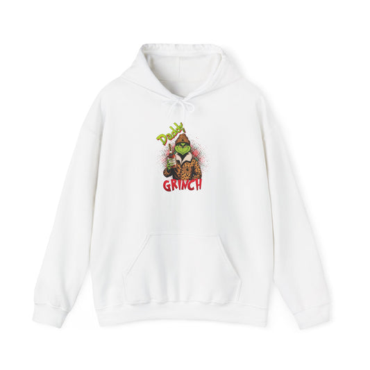 Festive Grinch Hoodie, Holiday Sweatshirt, Christmas Apparel, Cozy Gift, Winter Fashion, Fun Holiday Wear