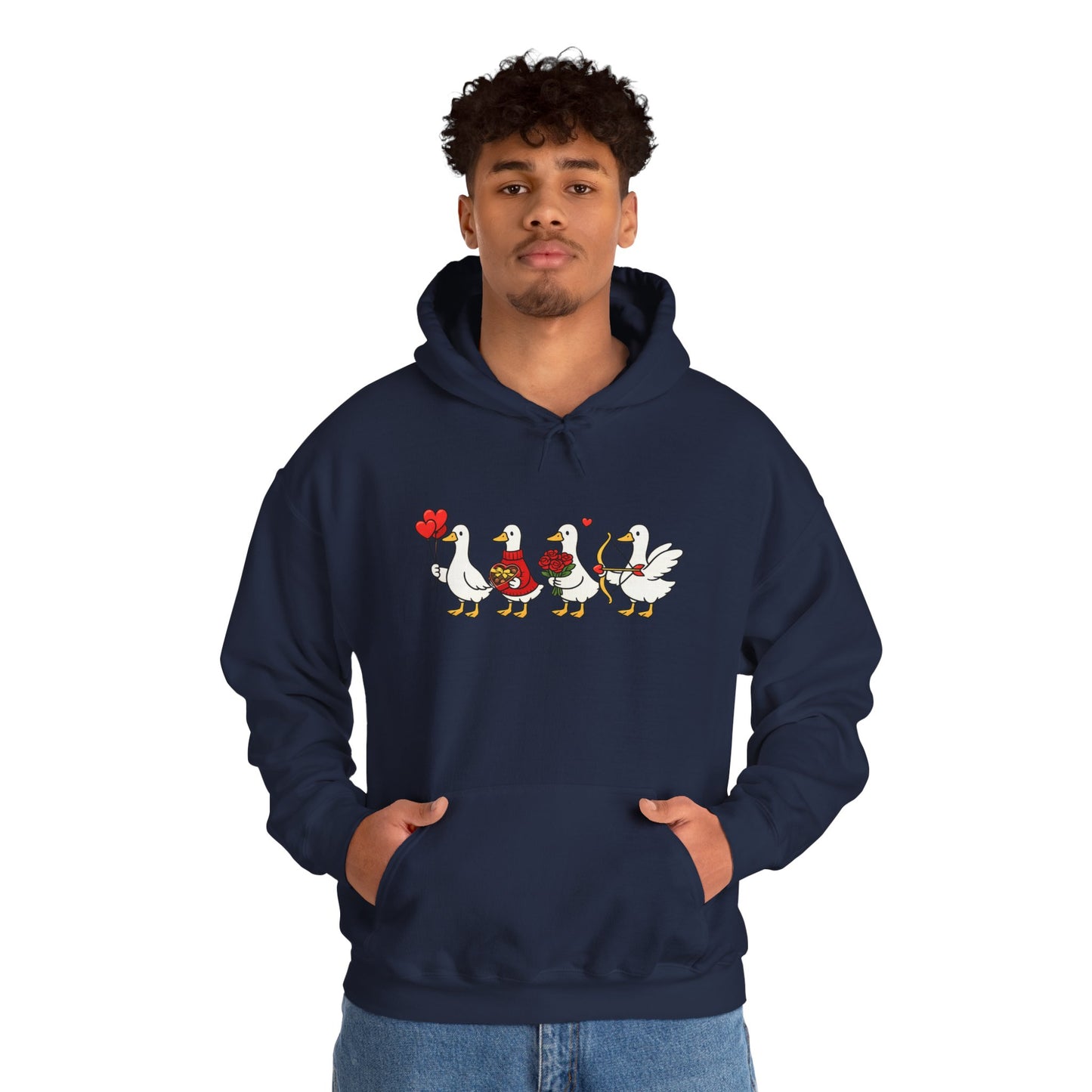 Cute Duck Family Hoodie — Whimsical Springtime Birds Pullover