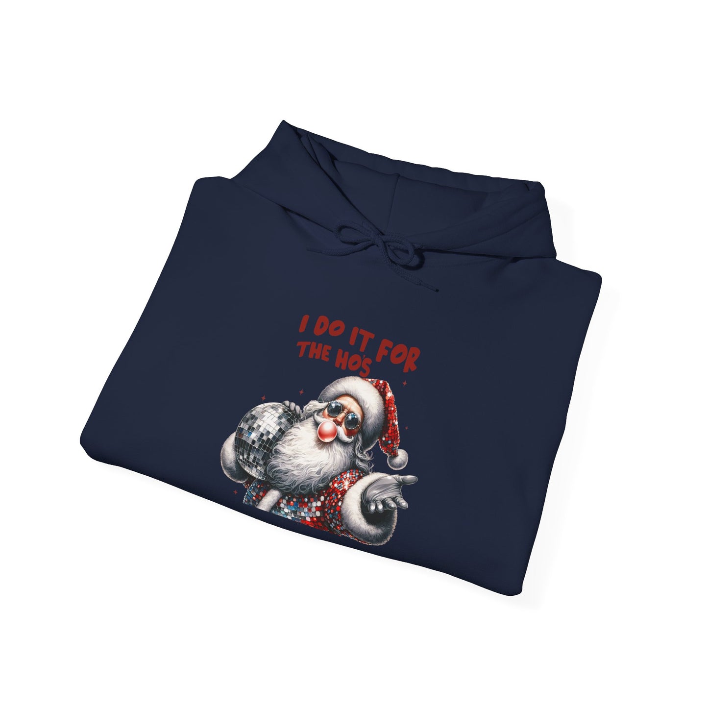 Santa Hoodie - I Do It For The 90s, Christmas Sweatshirt, Unisex Holiday Apparel, Vintage Style Gift, Cozy Winter Wear