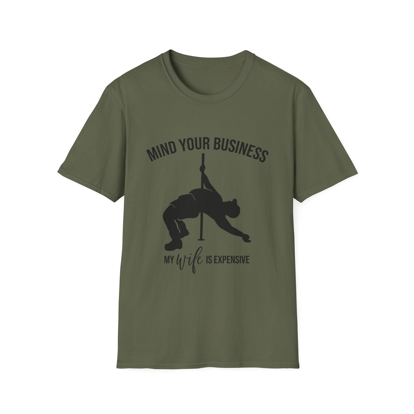 Pole Dance T‑Shirt — "Mind Your Business, My Life Is Expensive" Graphic Tee