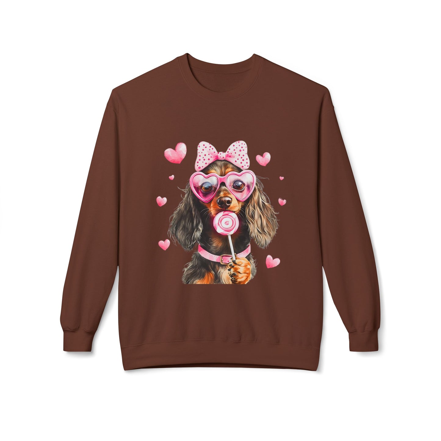 Valentines Unisex Midweight Softstyle Fleece Crewneck Sweatshirt