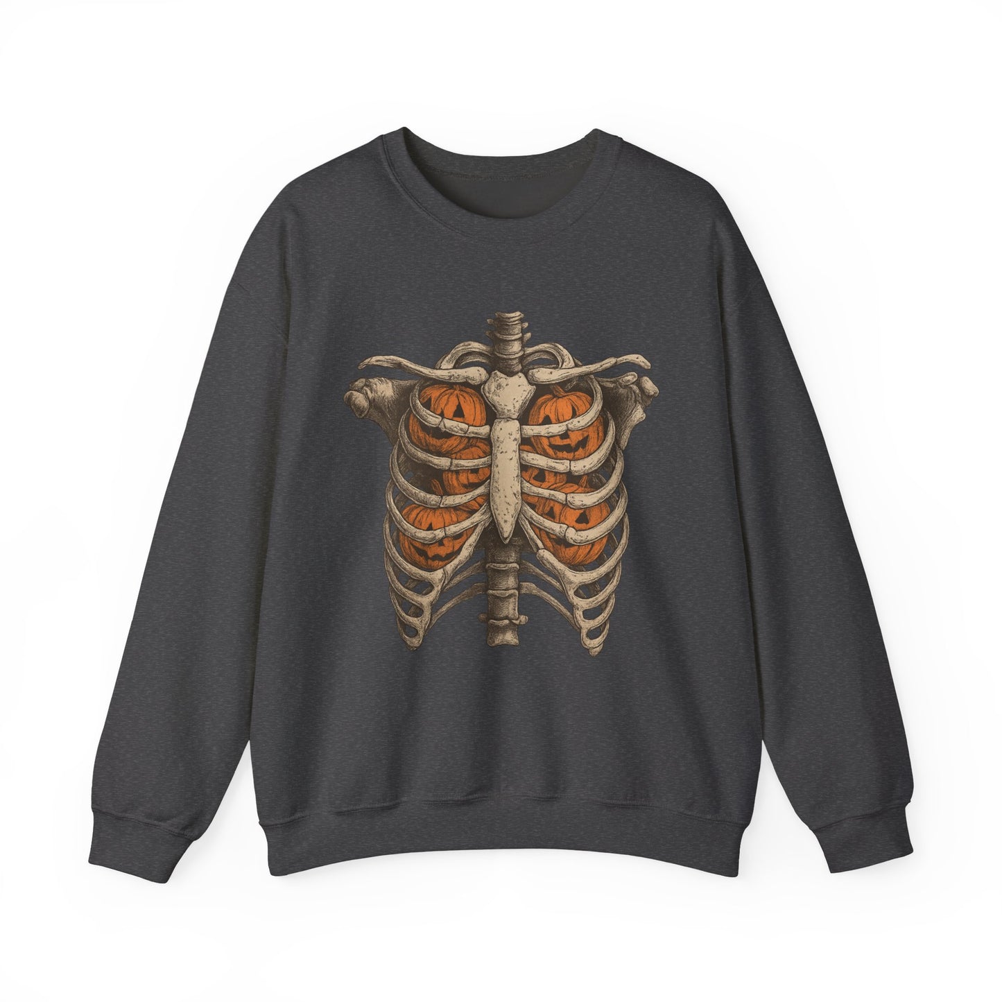 Halloween Skeleton Sweatshirt, Unisex Crewneck, Fall Fashion, Spooky Apparel, Gift for Halloween, Cozy Pullover