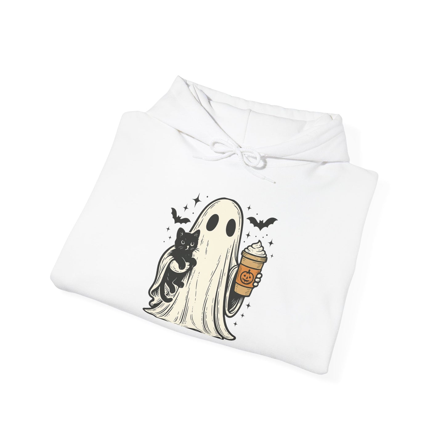 Ghost & Cat Halloween Hoodie, Spooky hoodie , Unisex Cozy Pullover, Fall Wardrobe Essential, Perfect for Halloween Celebrations, [...]