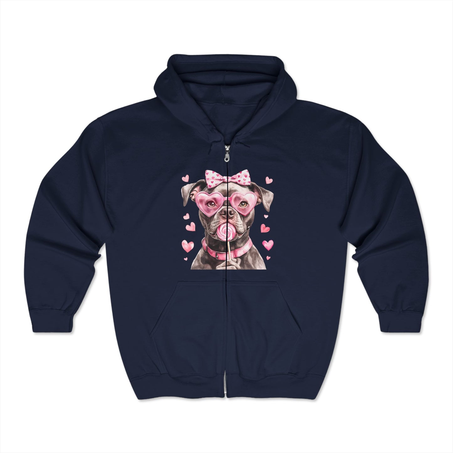 Valentines Unisex Heavy Blend™ Full Zip Hooded Sweatshirt
