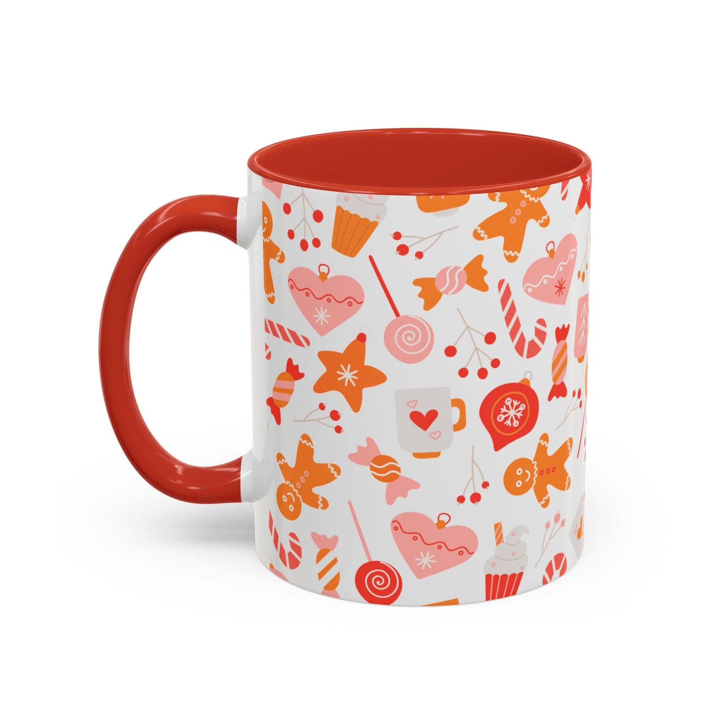 Christmas Accent Coffee Mug (11, 15oz)