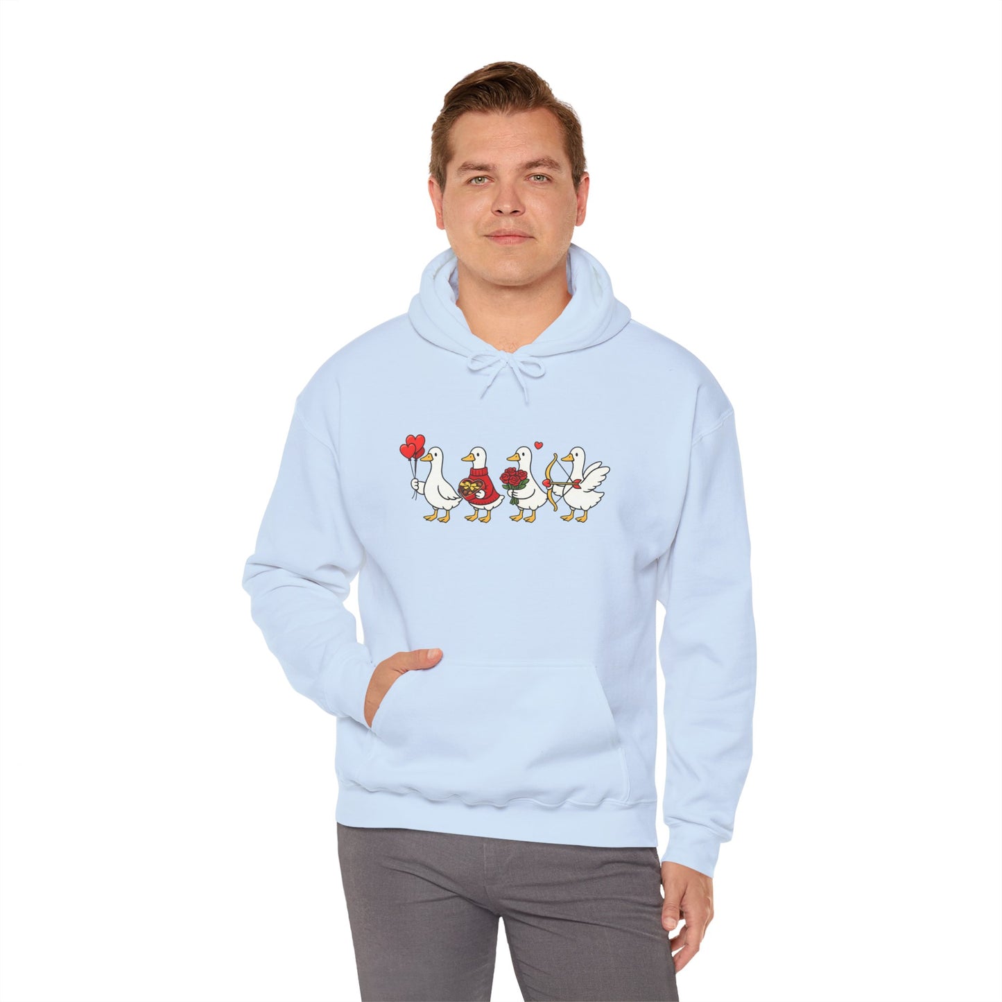 Cute Duck Family Hoodie — Whimsical Springtime Birds Pullover