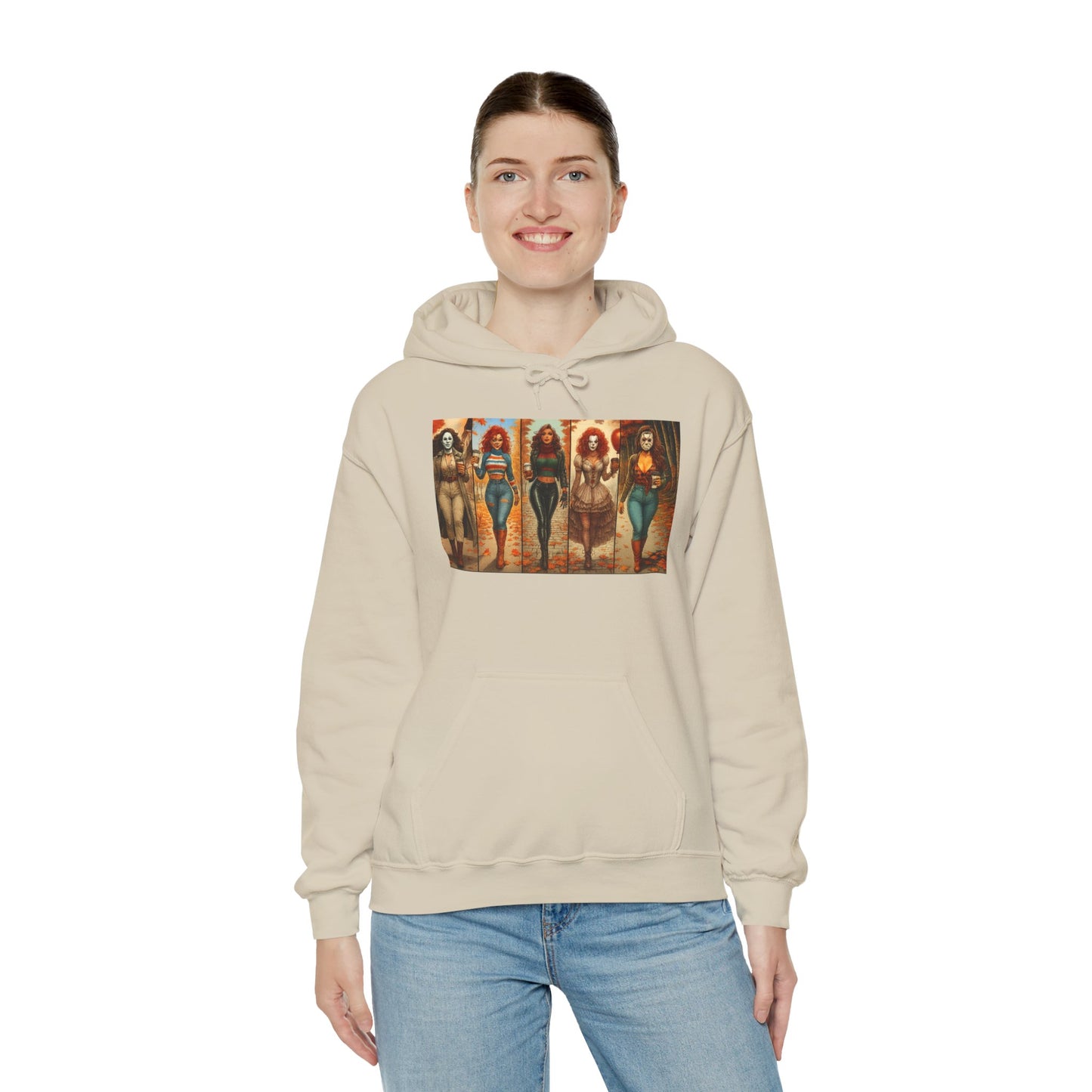 Vibrant Art Hooded Sweatshirt - Cozy Fashion, Perfect Gift, Casual Wear, Unisex Hoodie, Statement Piece