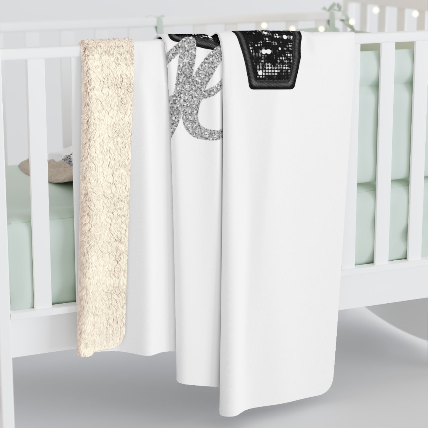 New Year Sherpa Fleece Blanket