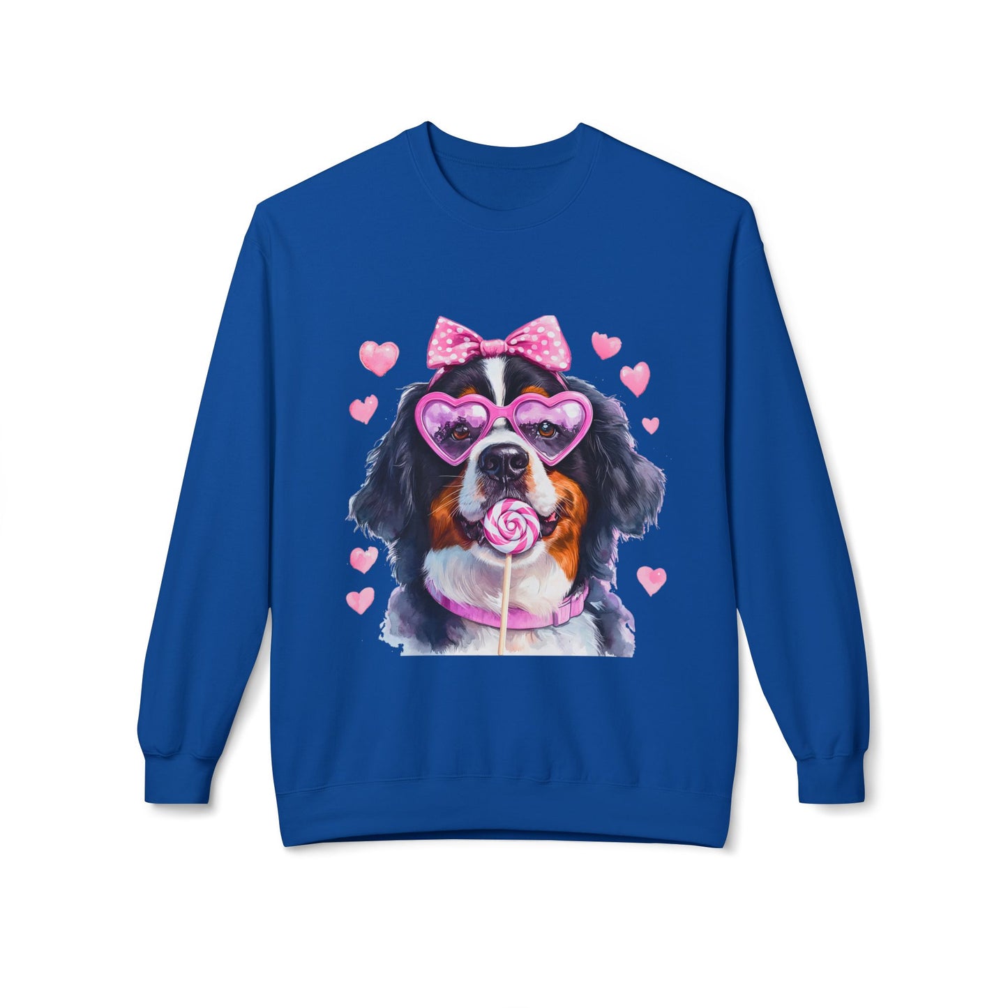 Valentines Unisex Midweight Softstyle Fleece Crewneck Sweatshirt