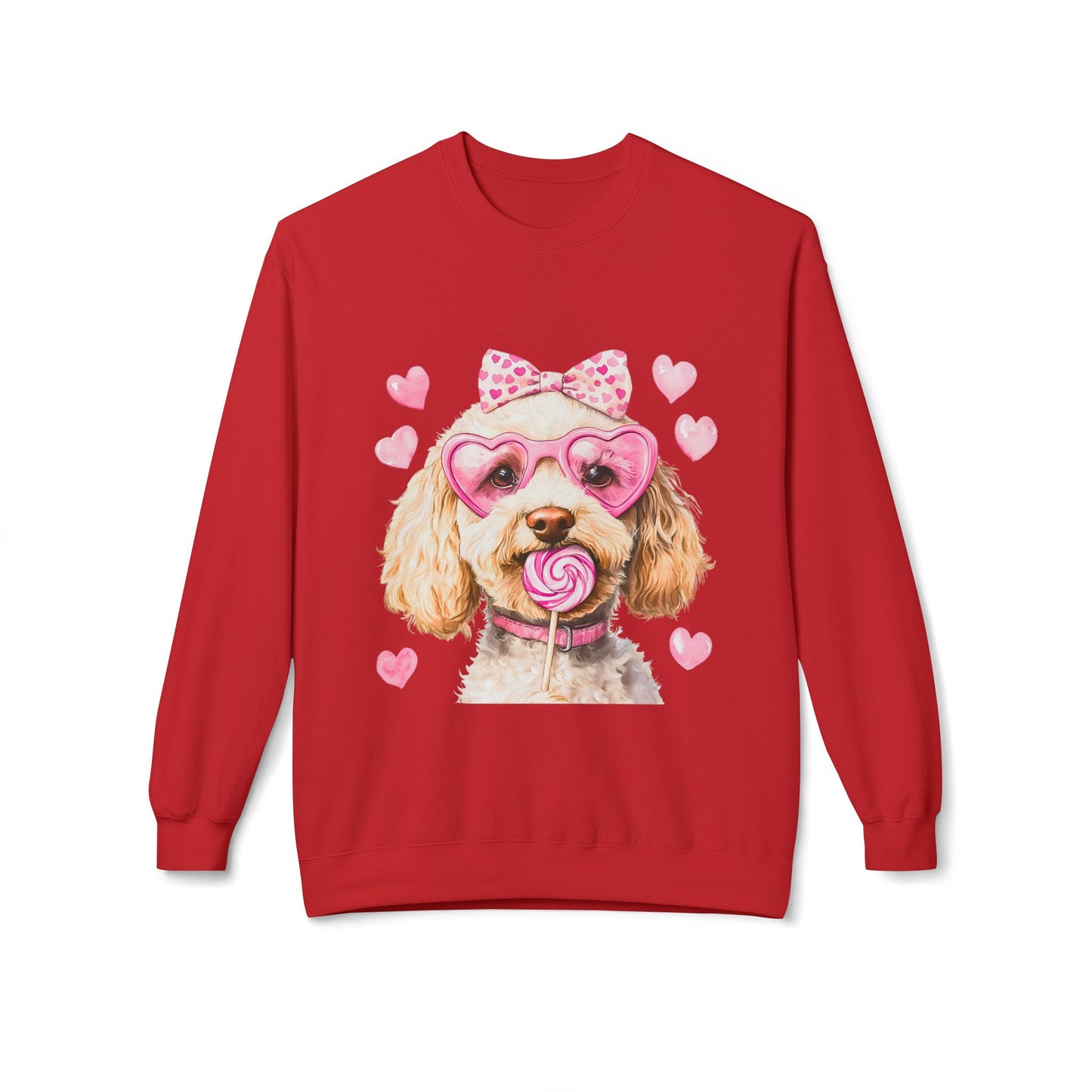 Valentines Unisex Midweight Softstyle Fleece Crewneck Sweatshirt