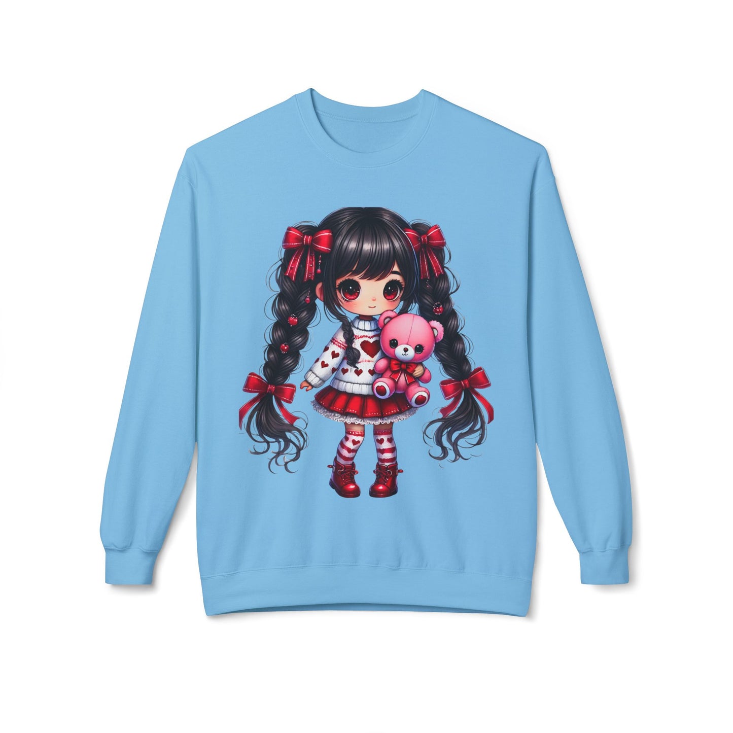 Valentines Unisex Midweight Softstyle Fleece Crewneck Sweatshirt