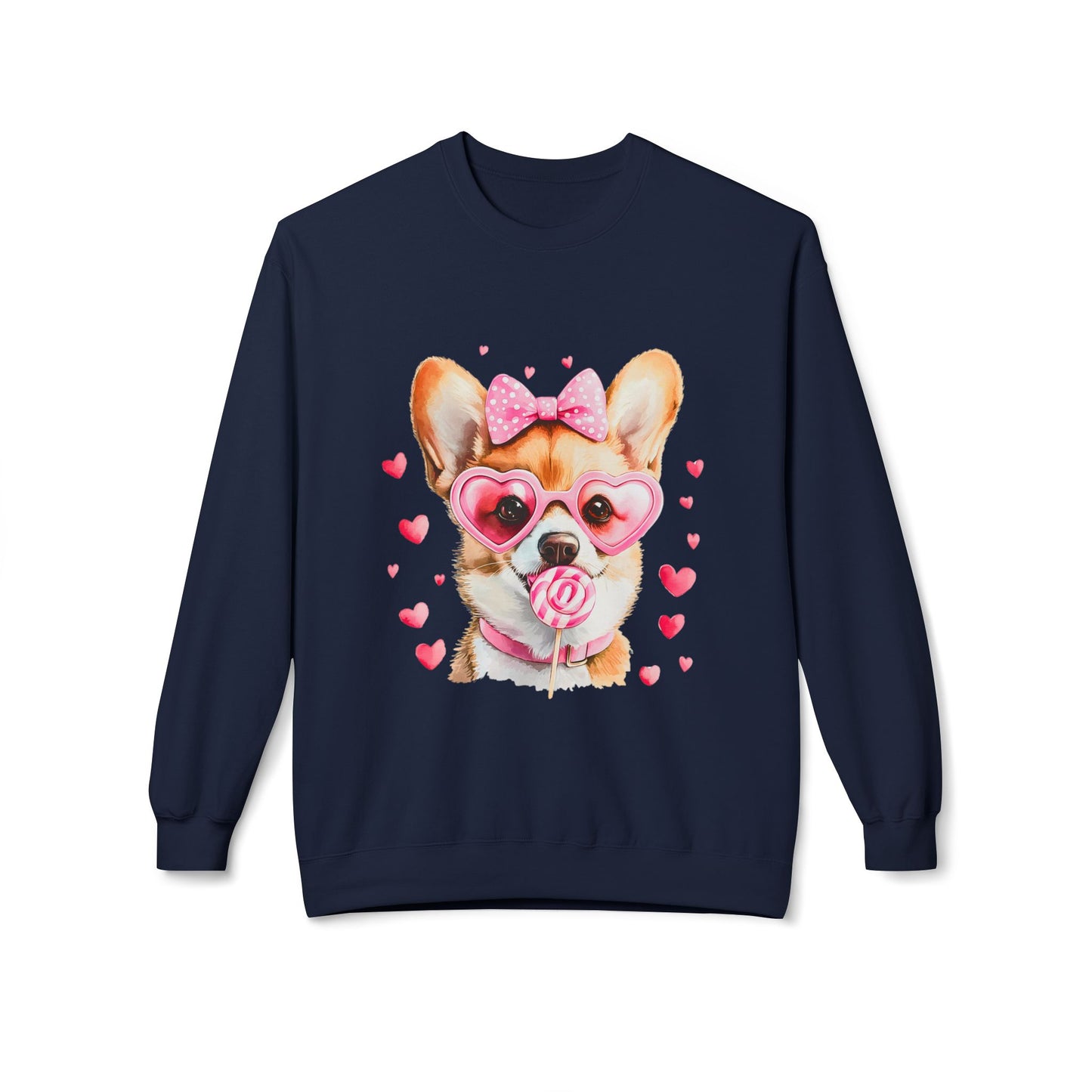 Valentines Unisex Midweight Softstyle Fleece Crewneck Sweatshirt