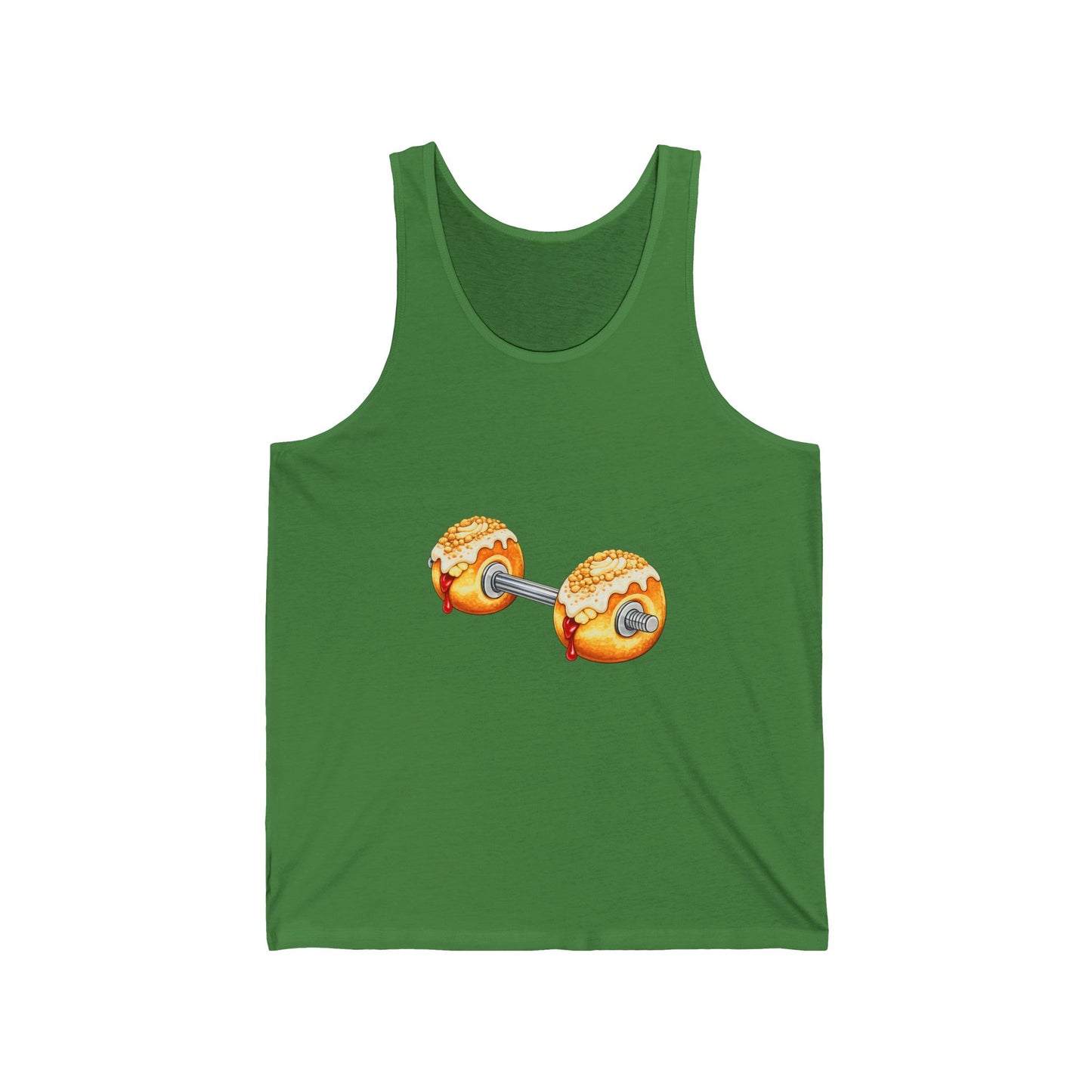 Donut Dumbbell Tank Top — Fitness & Foodie Gym Tank