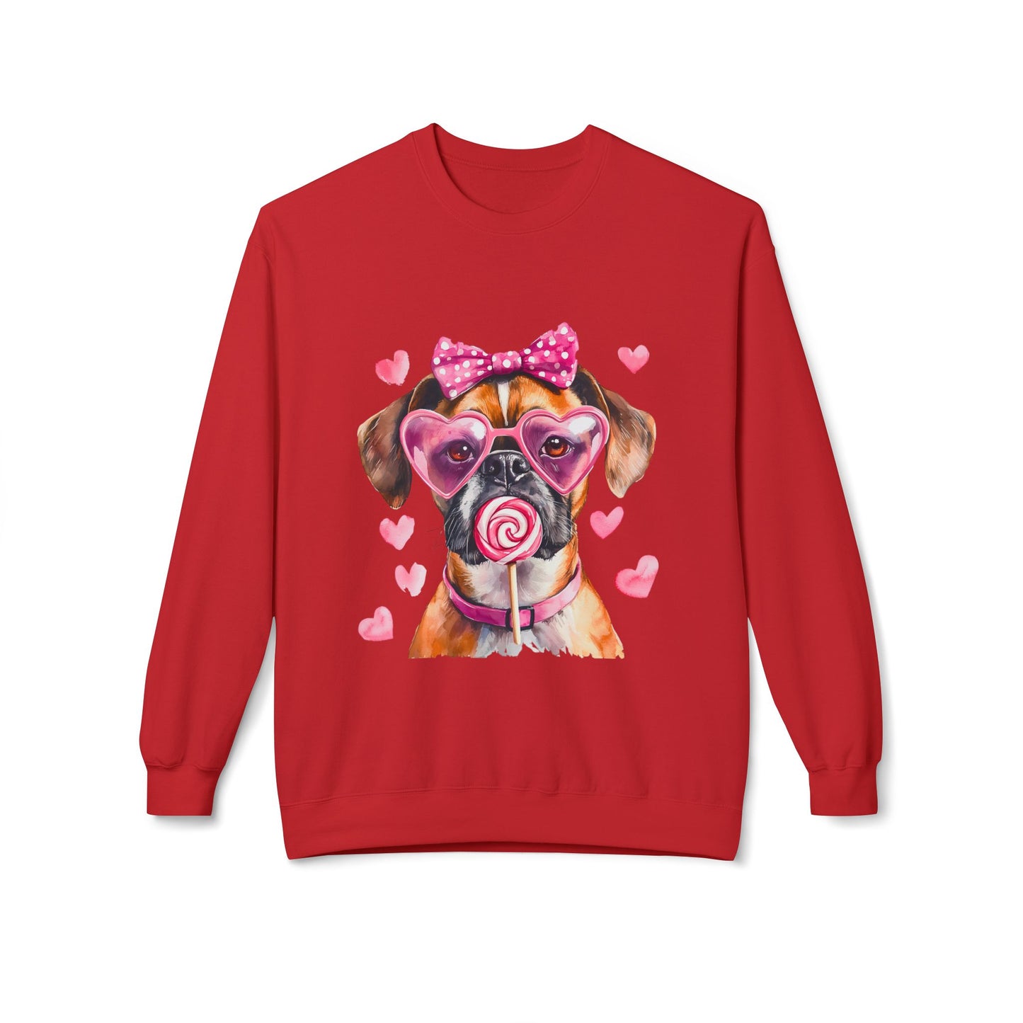 Valentines Unisex Midweight Softstyle Fleece Crewneck Sweatshirt