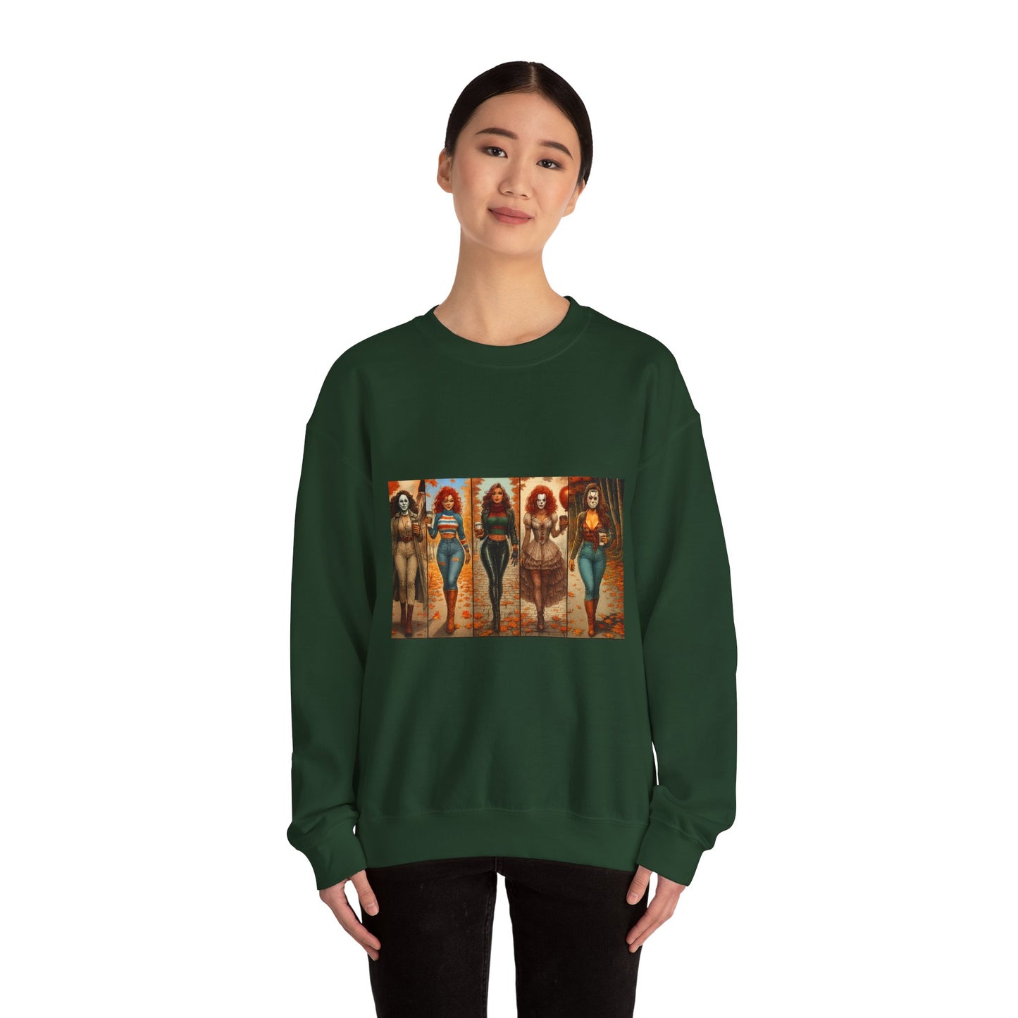 Vibrant Artistic Halloween Sweatshirt, Casual Wear, Graphic Sweatshirt, Cozy Gift for Art Lovers, Unique Fashion Statement, Comfortable [...]