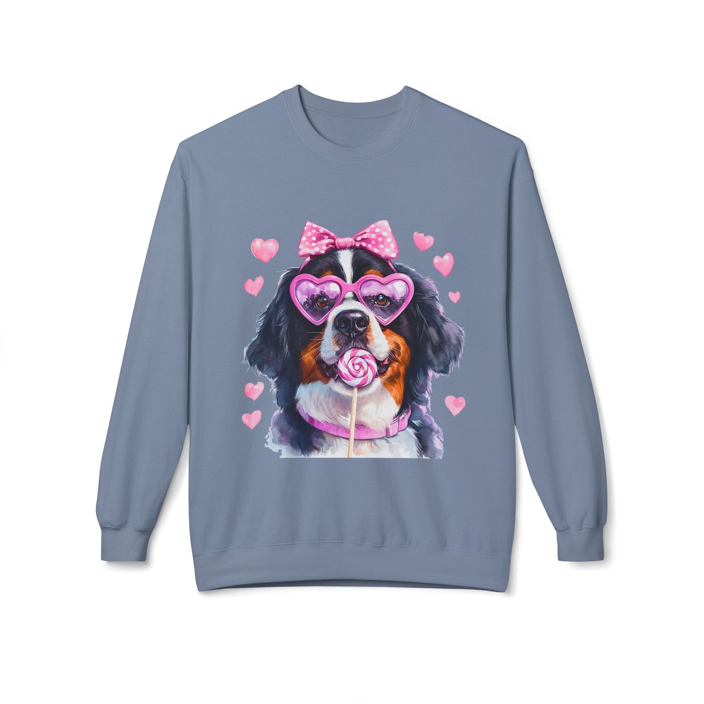 Valentines Unisex Midweight Softstyle Fleece Crewneck Sweatshirt