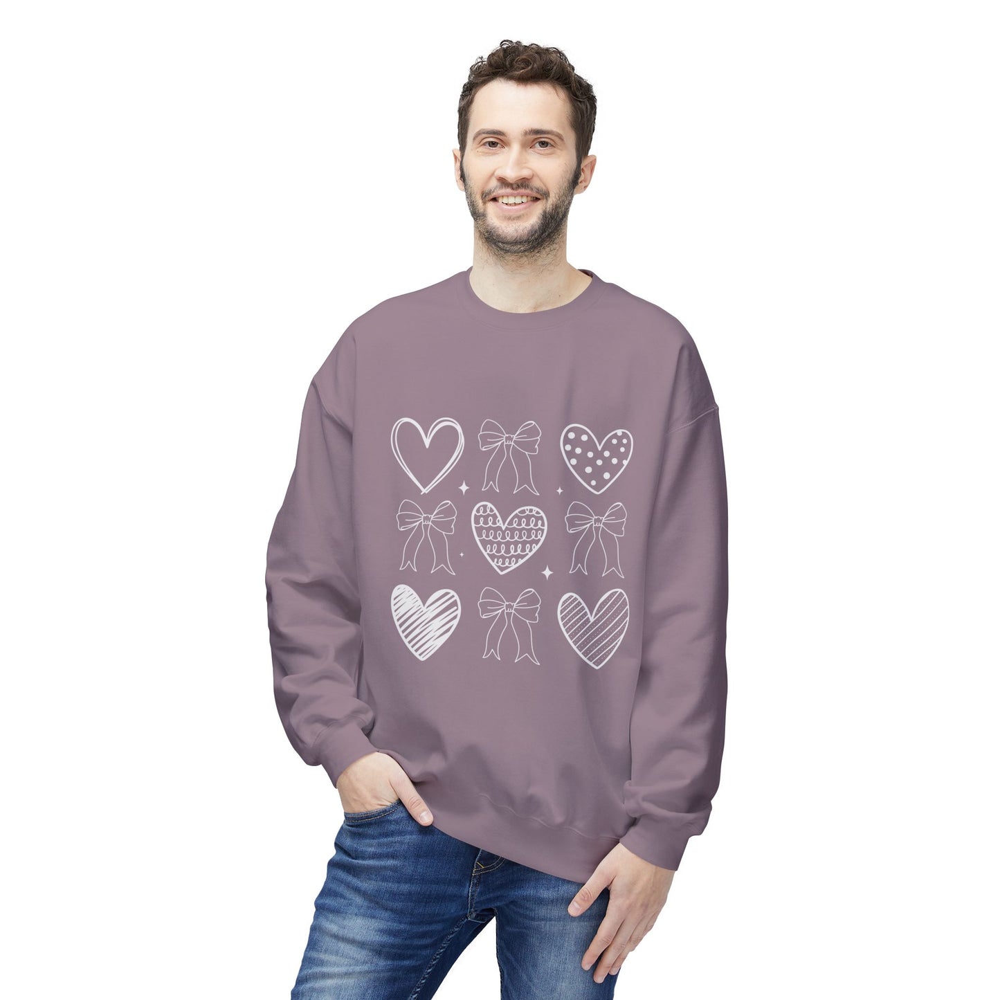 Valentines Unisex Midweight Softstyle Fleece Crewneck Sweatshirt
