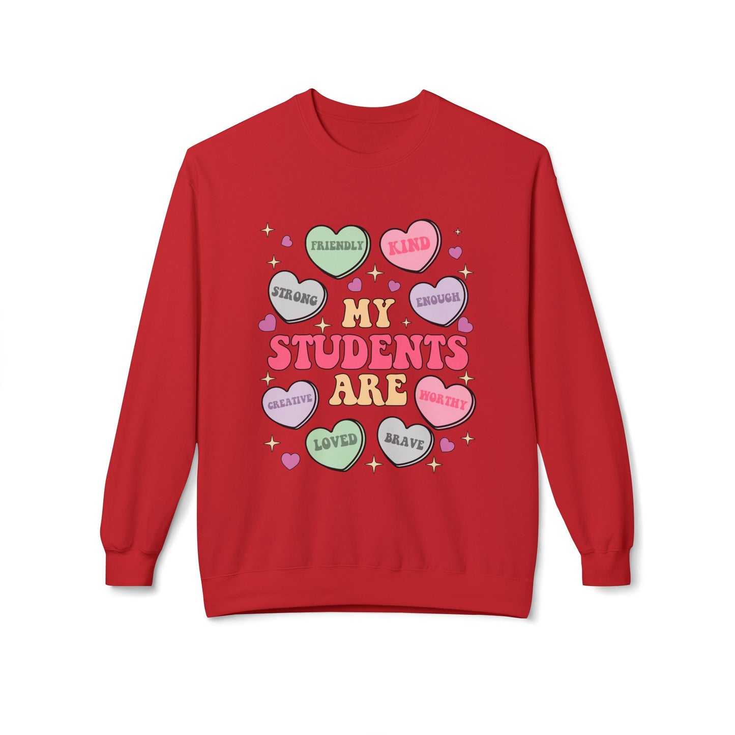 Valentines Unisex Midweight Softstyle Fleece Crewneck Sweatshirt