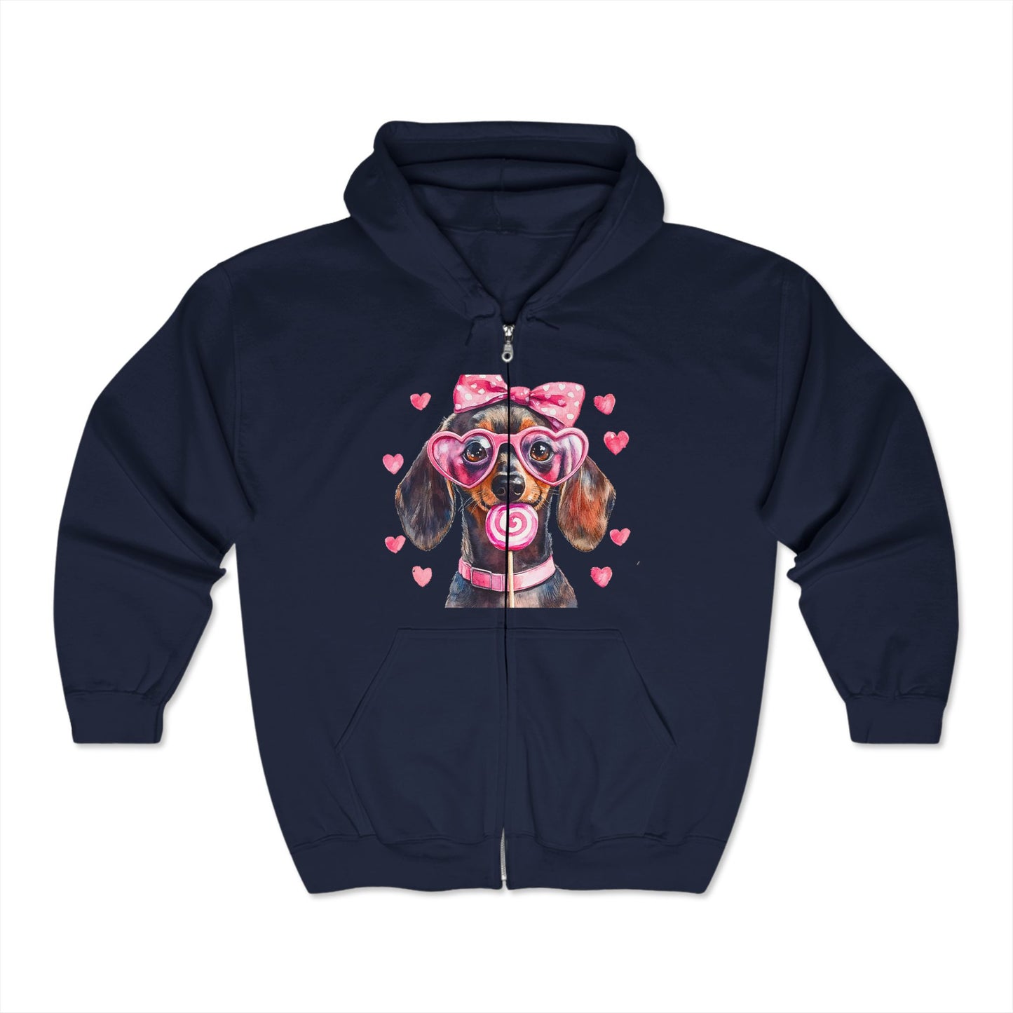 Valentines Unisex Heavy Blend™ Full Zip Hooded Sweatshirt