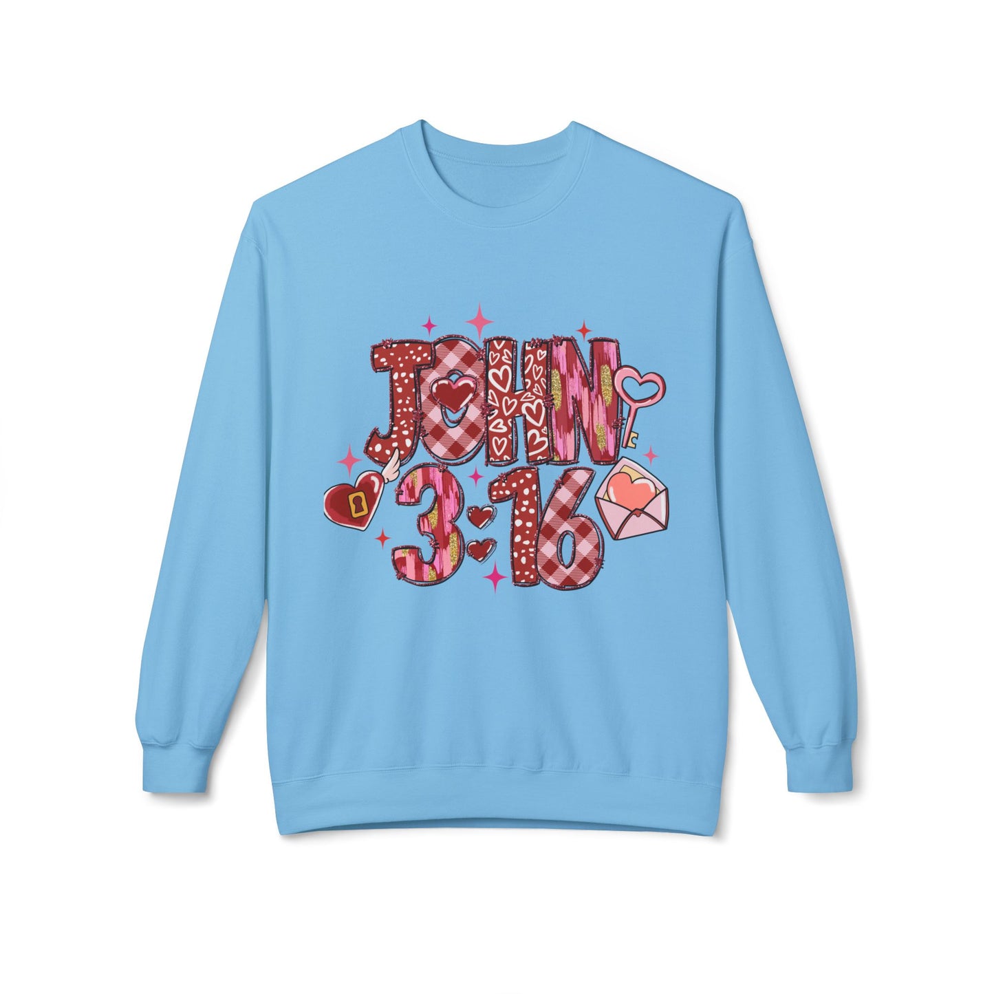 Valentines Unisex Midweight Softstyle Fleece Crewneck Sweatshirt