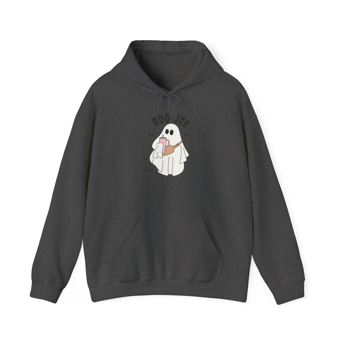 Boo-Jef Ghost Hoodie, Cute Halloween Sweatshirt, Unisex Fun Pullover, Cozy Fall Apparel, Comfy Gift for Ghost Lovers