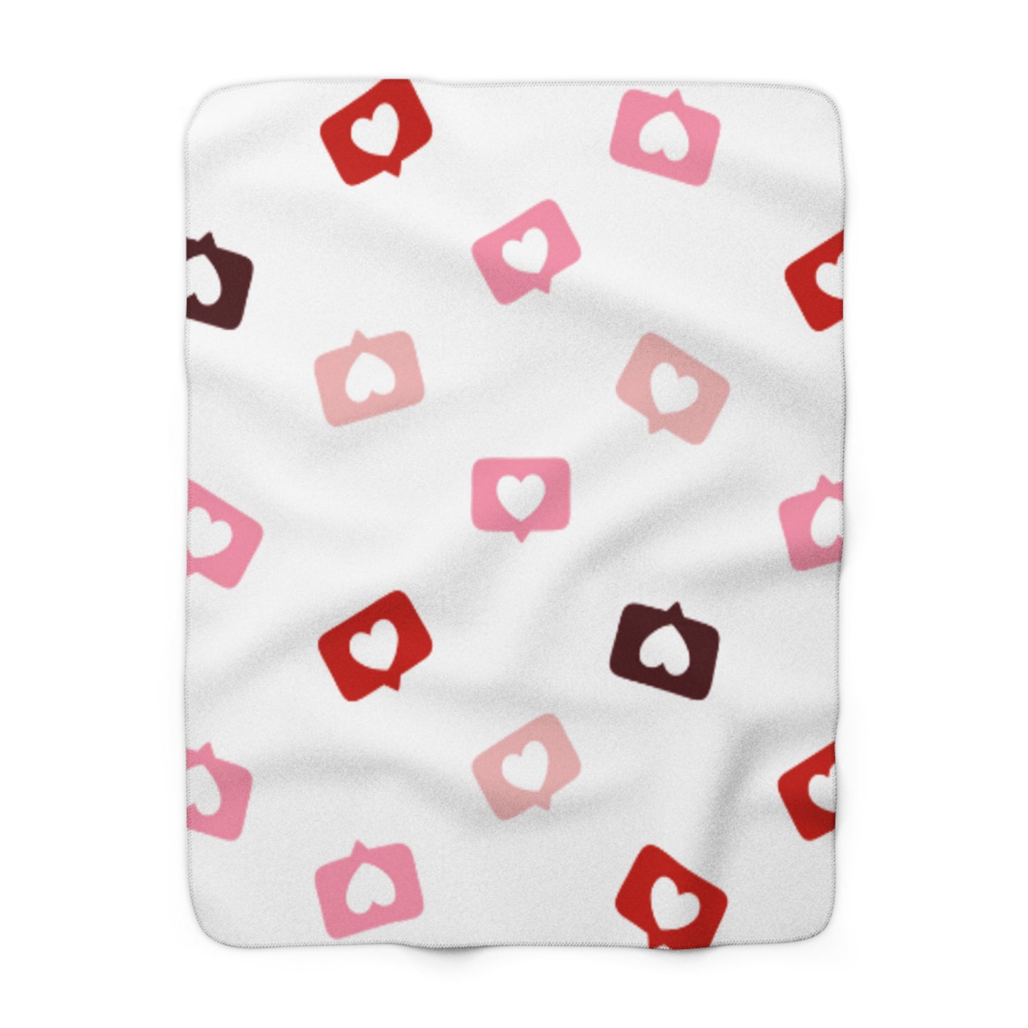 Valentines Sherpa Fleece Blanket