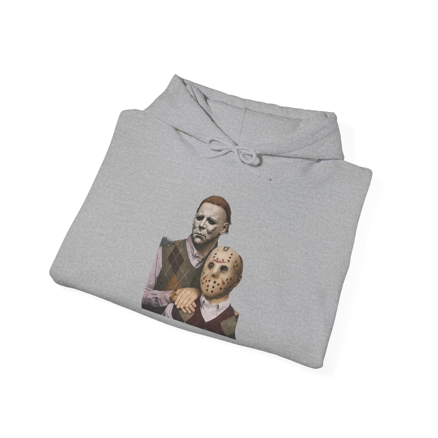 Horror Movie Duo Hoodie | Unisex Hoodie, Cozy Gift for Horror Fans, Halloween Outfit, Movie Night Apparel, Retro Aesthetic