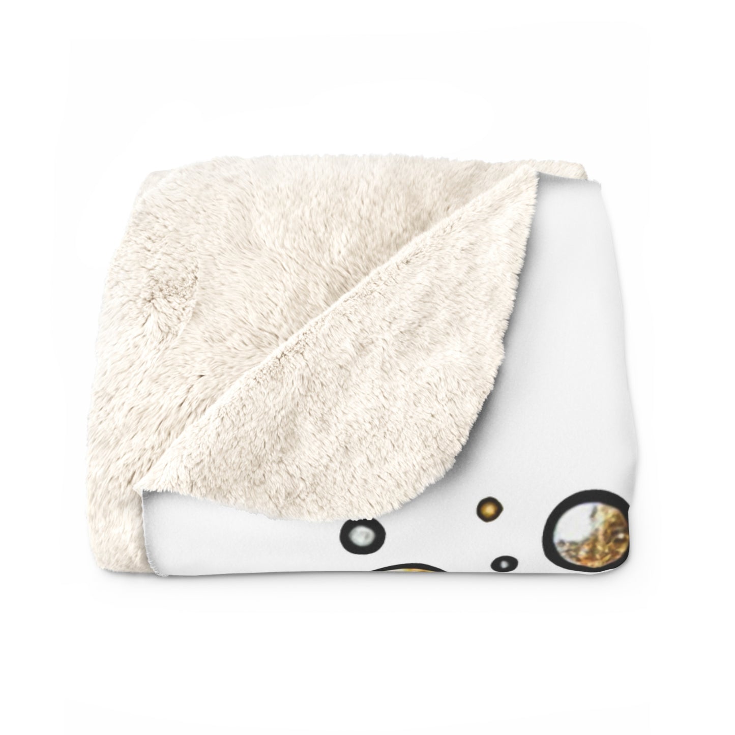 New Year Sherpa Fleece Blanket