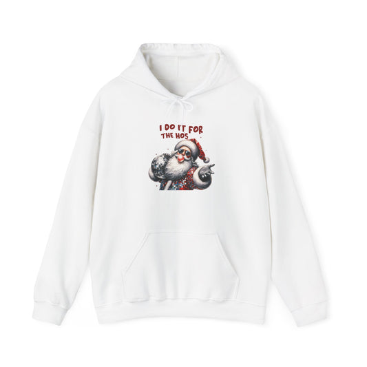 Santa Hoodie - I Do It For The 90s, Christmas Sweatshirt, Unisex Holiday Apparel, Vintage Style Gift, Cozy Winter Wear