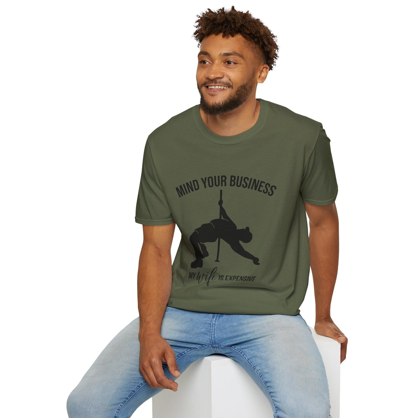 Pole Dance T‑Shirt — "Mind Your Business, My Life Is Expensive" Graphic Tee
