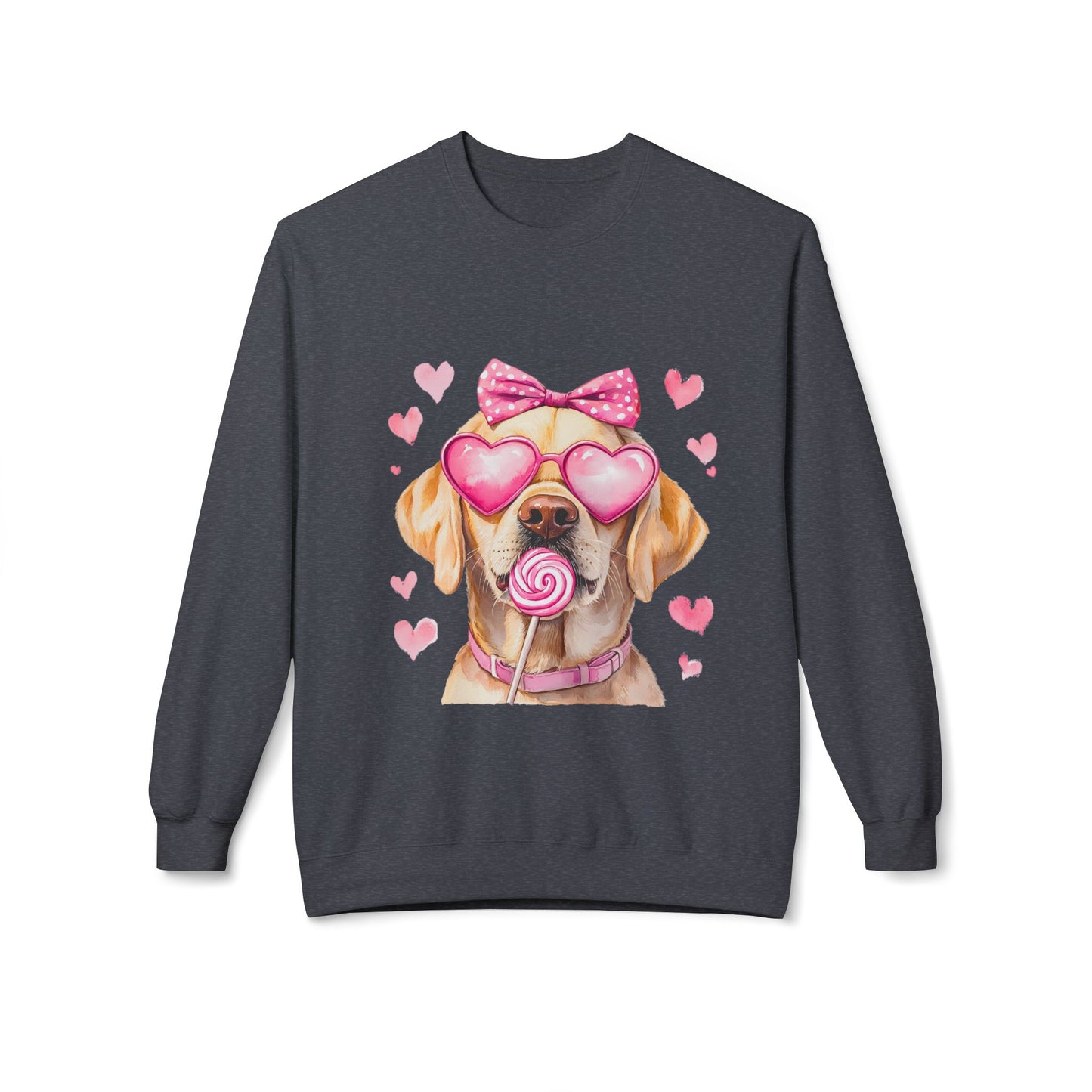 Valentines Unisex Midweight Softstyle Fleece Crewneck Sweatshirt